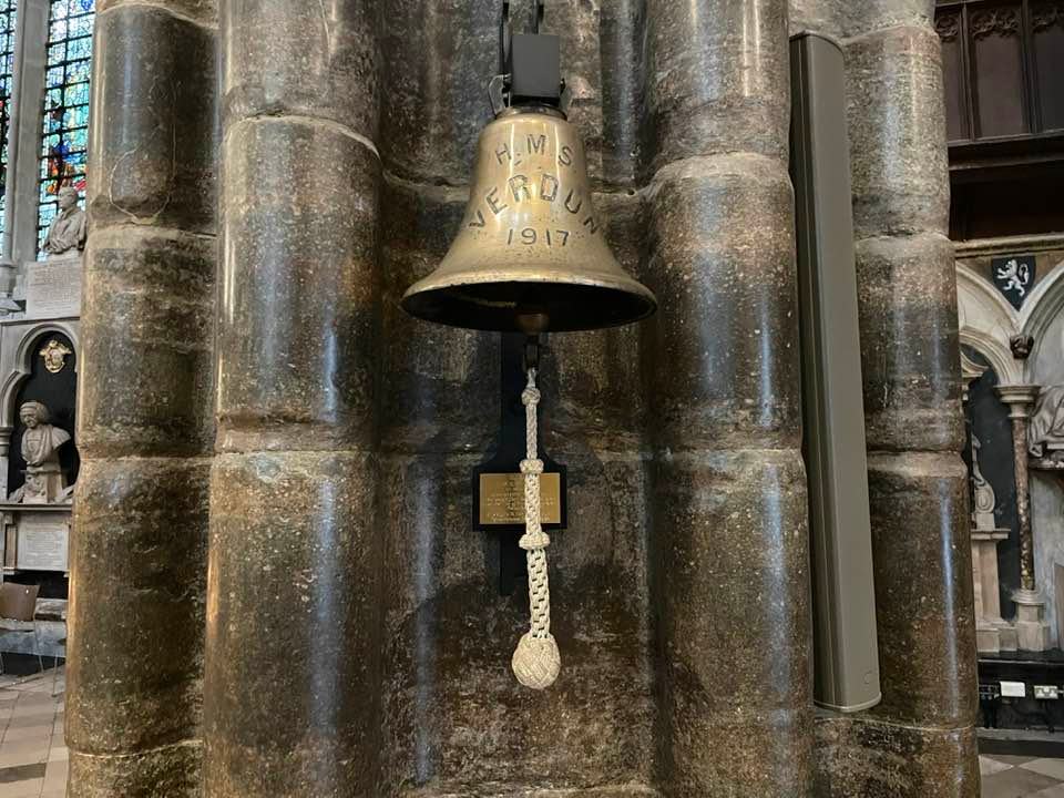 HMS Verdun's bell