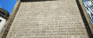 The Text on the Monument Blog Header