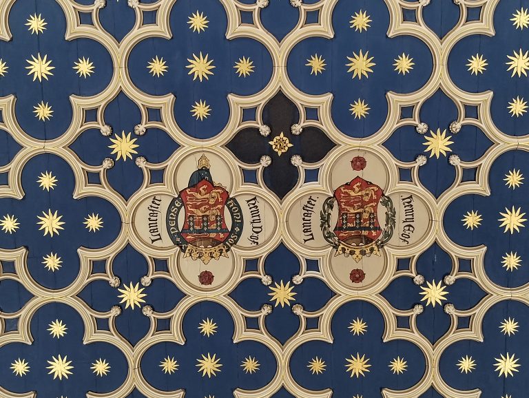 The Savoy Chapel's ceiling