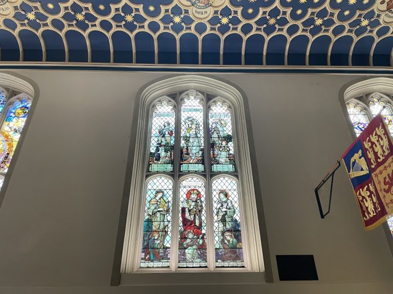 The Savoy Chapel’s stained glass window