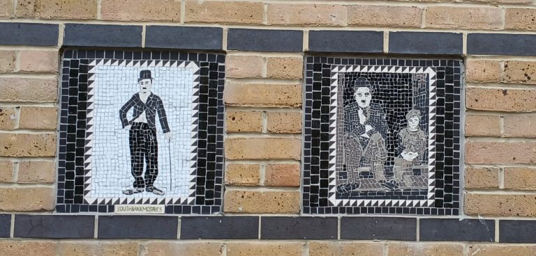 Charlie Chaplin Mosaics on Lambeth Walk, Photo by David Turnbull