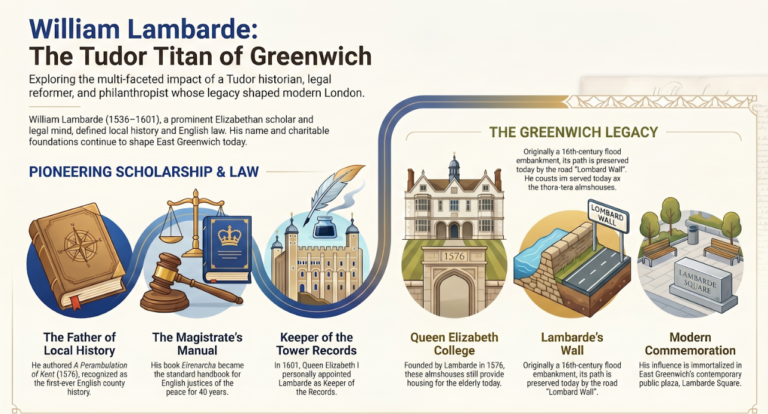 William Lambarde: The Tudor Titan of Greenwich, Infographic