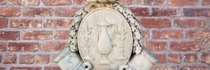 Coade stone detail Skinners Hall London