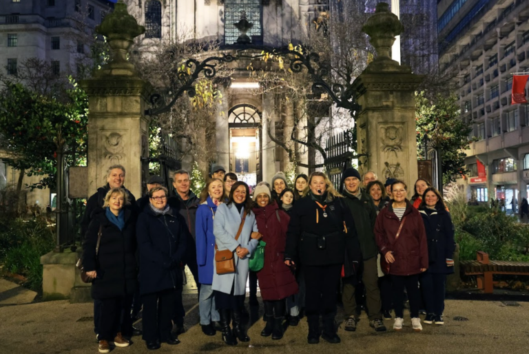 Exploring the Dickens connection on Hazel's Victorian Christmas walk'