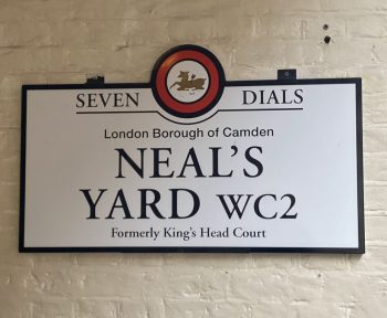 The Neal’s Yard Plaque