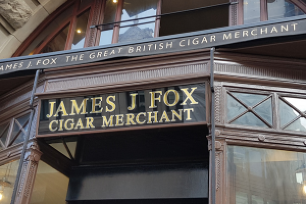 Churchill’s cigar supplier. Photo by Maggie Coates