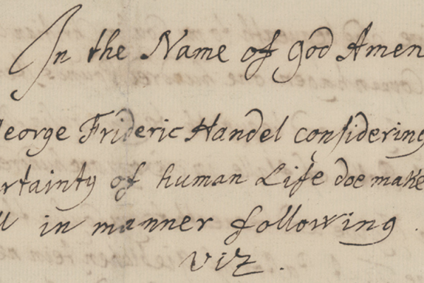 George Frideric Handel in London Blog Header