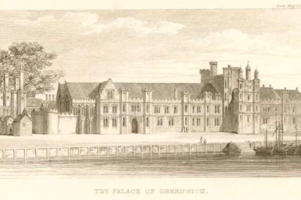 Greenwich_PalaceGentlemen'sMagazine1840_North front of Greenwich Palace