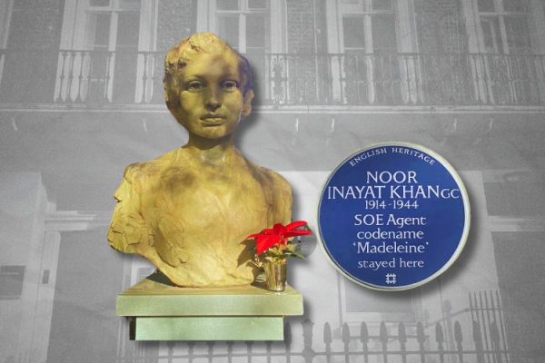 Noor Inayat Khan statue and Blue plaque