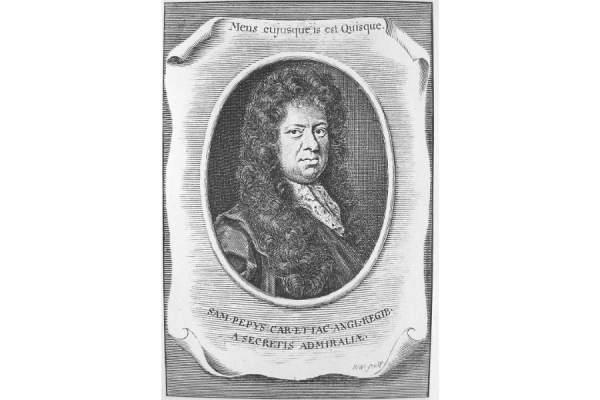 Samuel Pepys – Portrait Ex Libris (https://www.exlibris-art.com/types-of-ex-libris/)