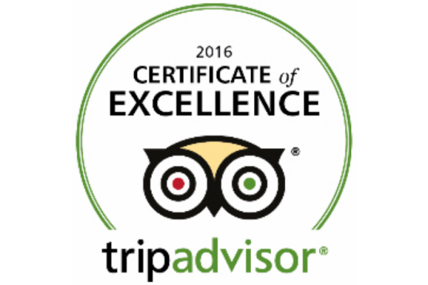 Certificate of Excellence Tripadvisor