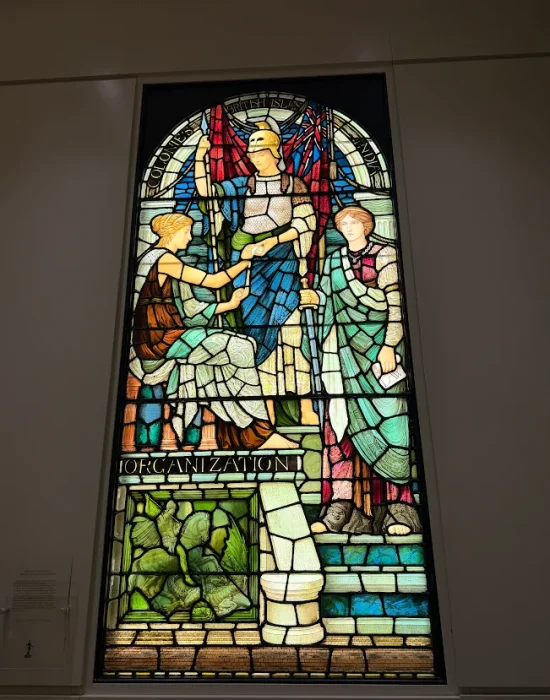 One of the 'almost lost' stained glass windows